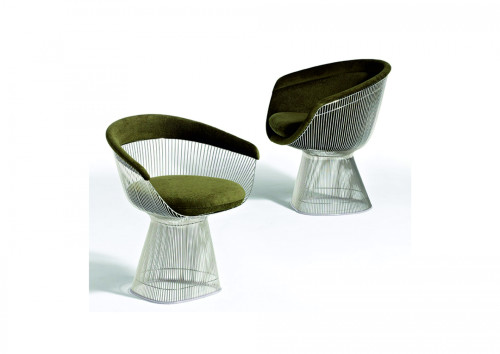 Dans la catégorie chaise & tabouret : Platner par Knoll