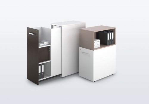 Storage and Shelving Cube_S Tower Unit by Bene