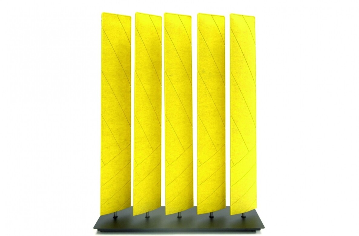 Mobilier acoustique Buzziblinds par BuzziSpace