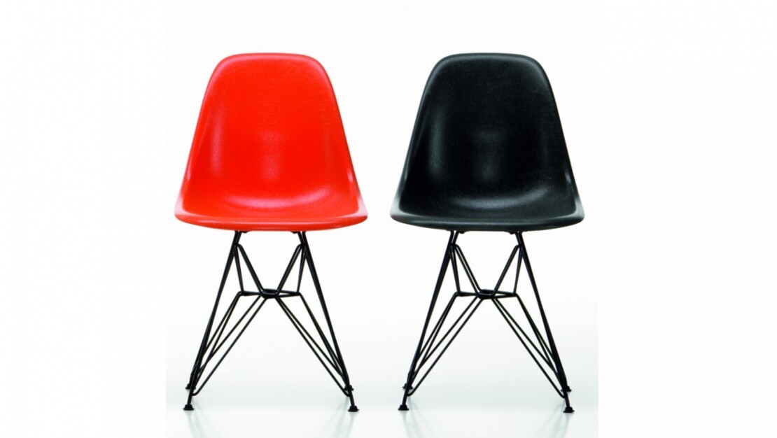 Eames Fiberglass Side Chair by Vitra