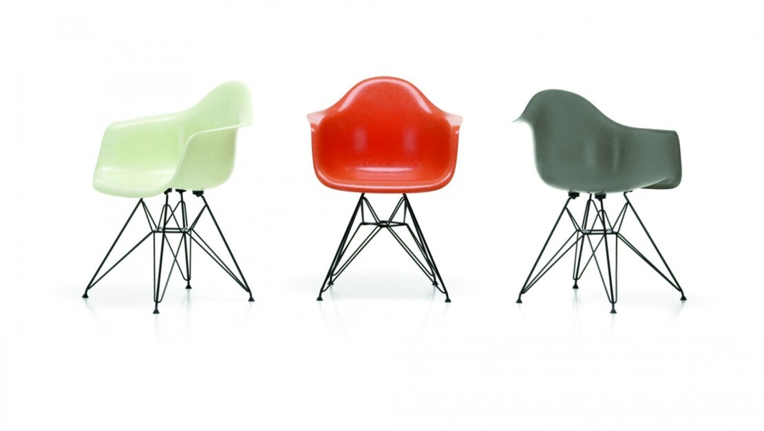 Eames Fiberglass Side Chair by Vitra
