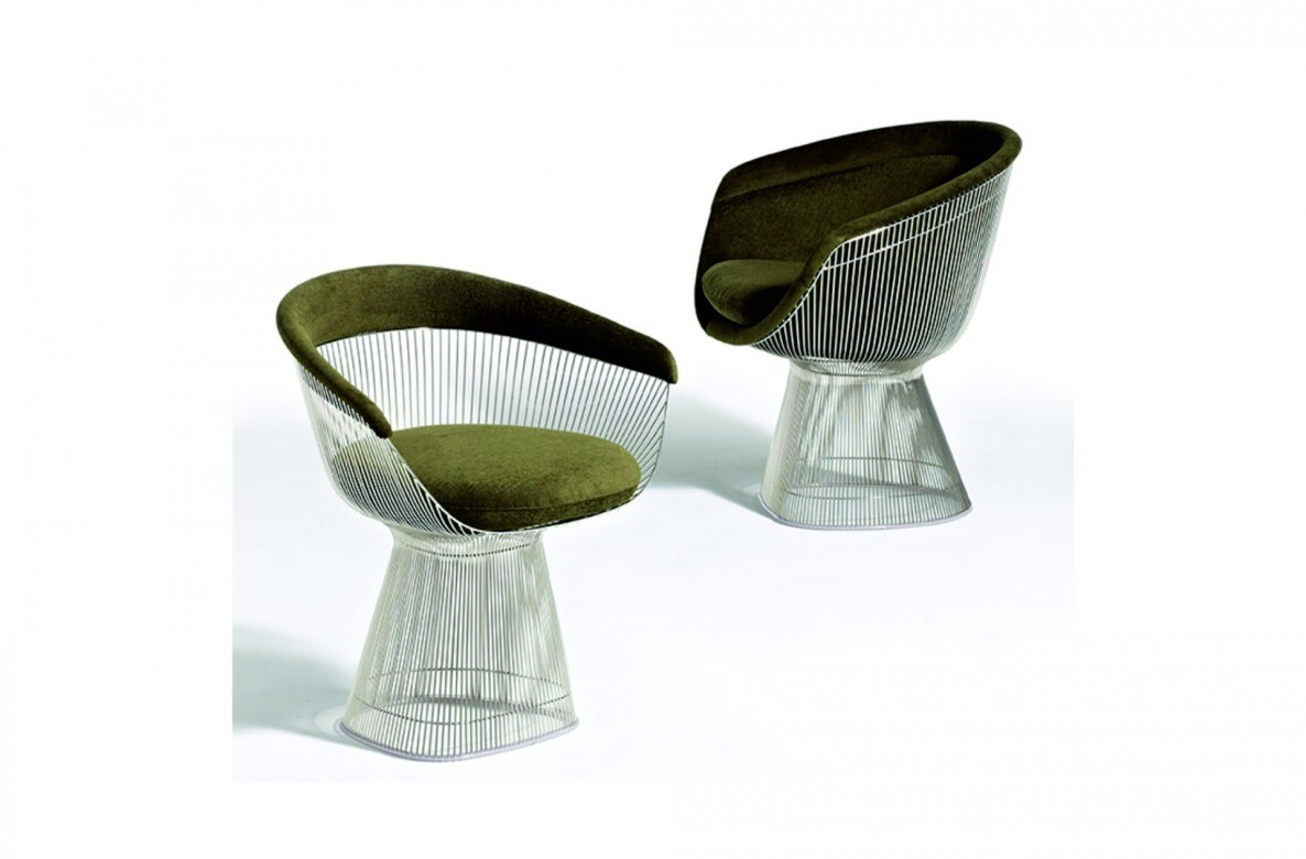 Dans la catégorie chaise & tabouret : Platner par Knoll