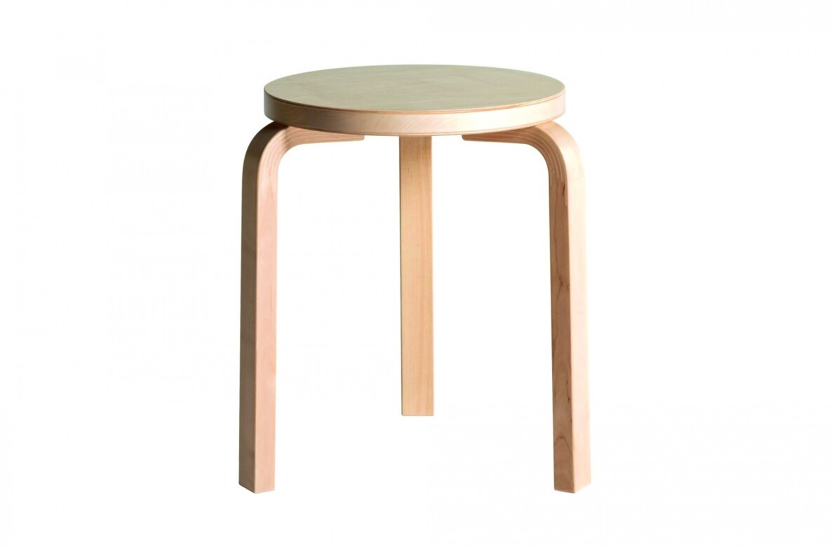 Dans la catégorie chaise & tabouret : Tabouret 60 par Artek