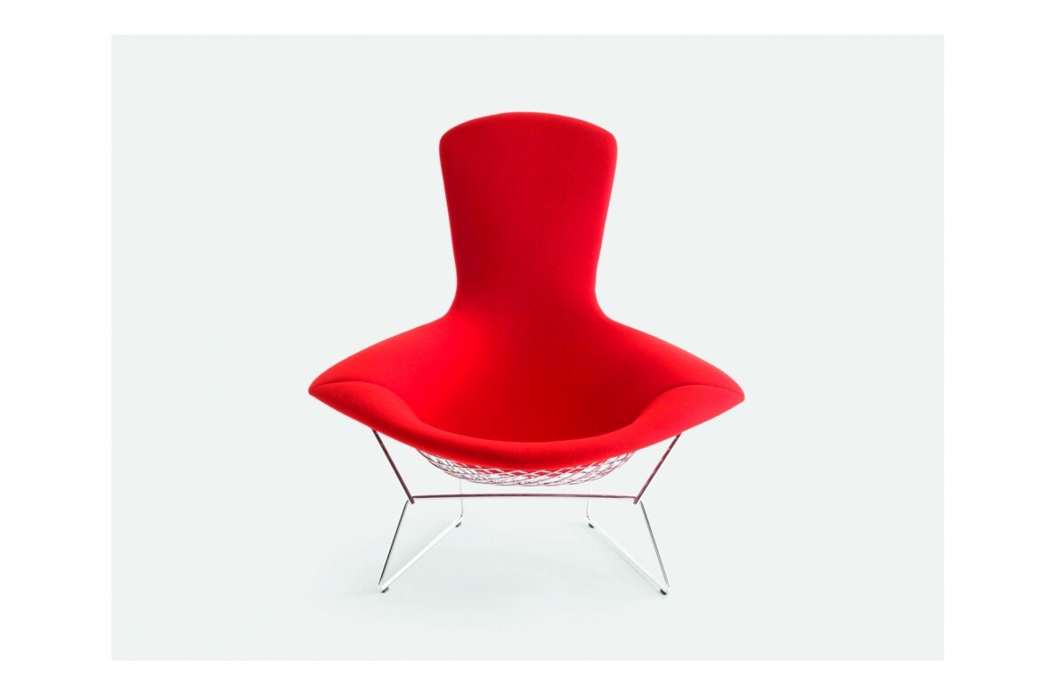Armchair Bertoia High Back by Knoll