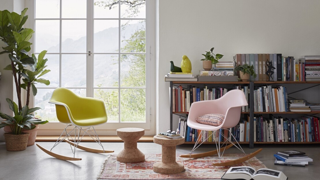 Eames Plastic Armchair RAR by Vitra