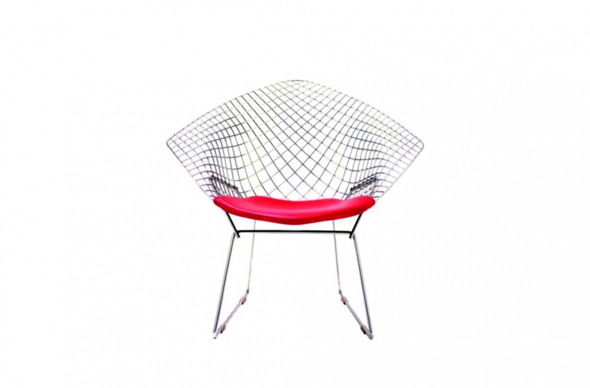 Mobilier pour les zones d'attente Bertoia Diamond Chair par Knoll