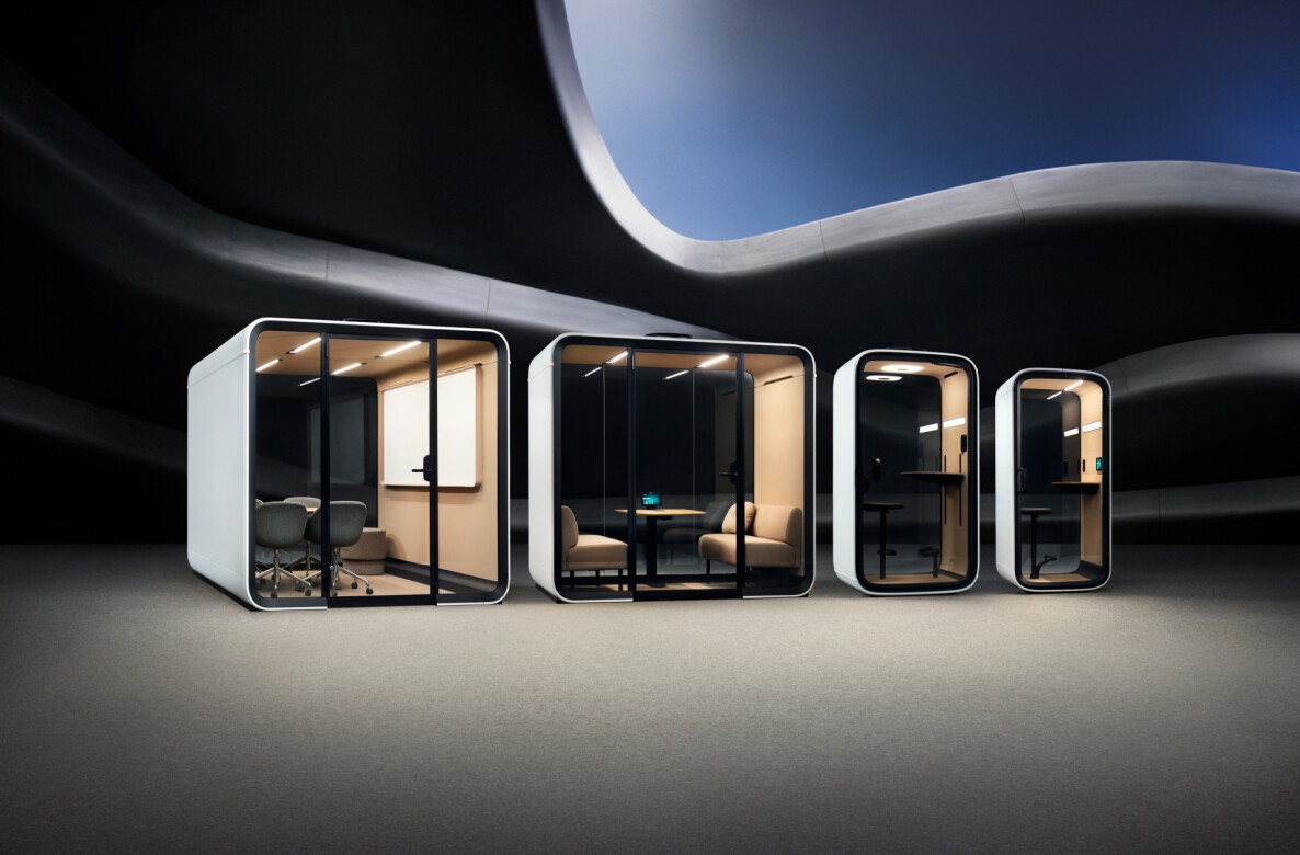 Espace collaboratif Smart Pods par Framery