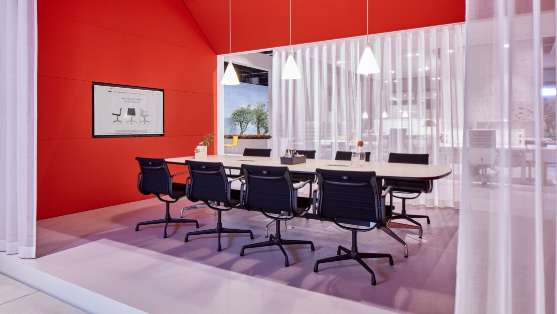 Eames Segmented table par Vitra