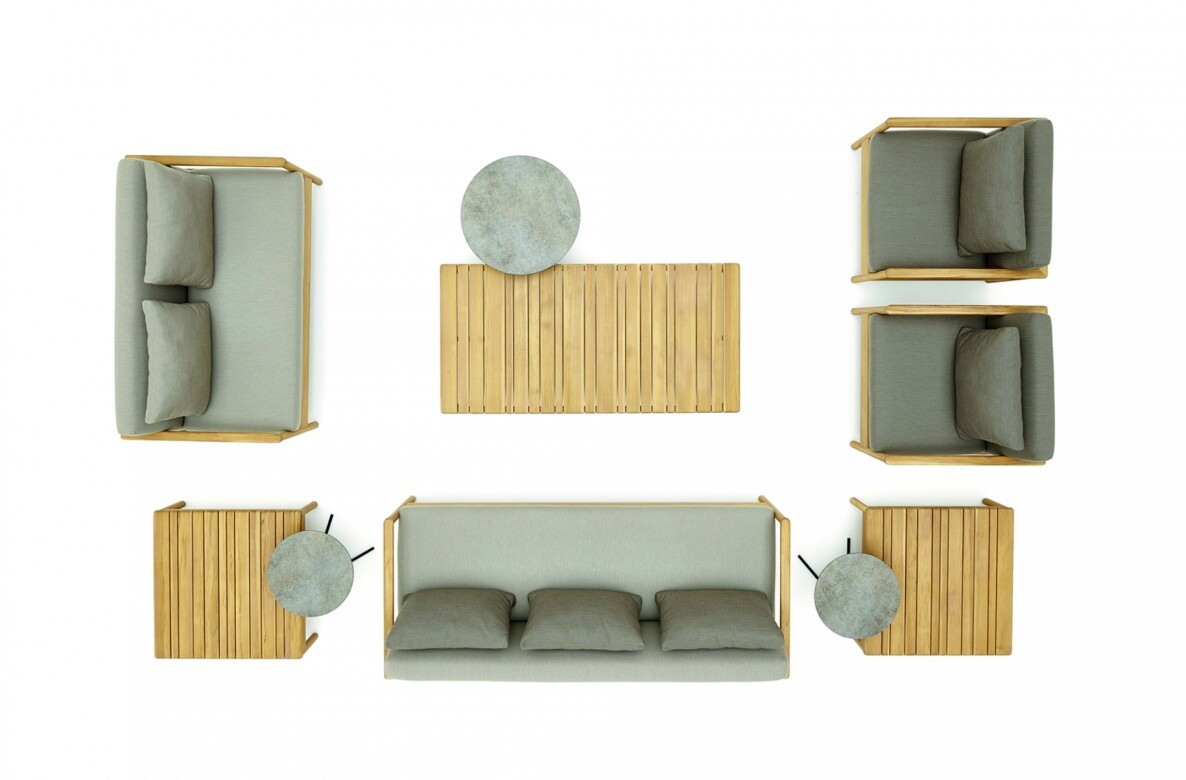 Outdoor furniture Bali by Varaschin
