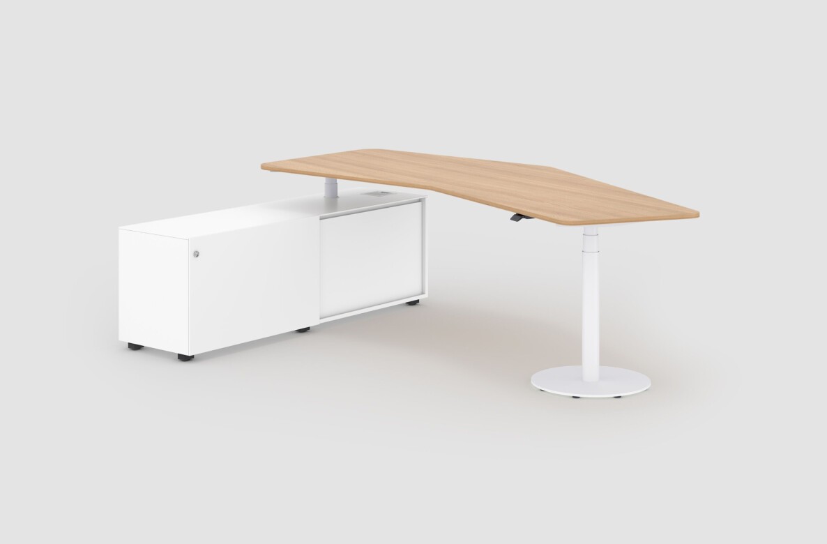 Poste de travail Consult Pure Lift par Bene