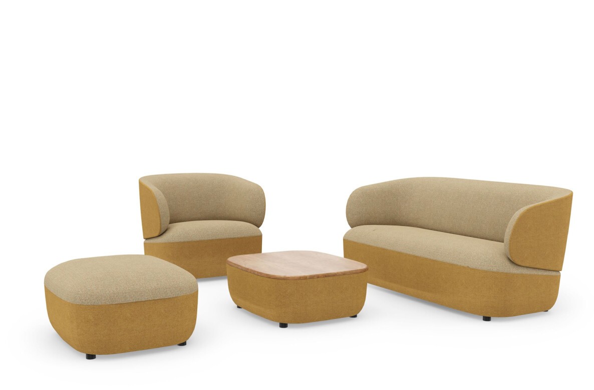 Mobilier pour les zones d'attente Pepit par Viasit